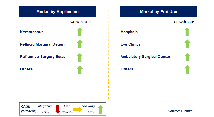 Corneal Cross Linking Device by Segment